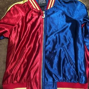 Harley Quinn Suicide Squad Red and Blue Jacket